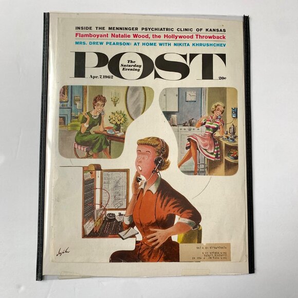 Other - The Saturday Evening Post Magazine COVER April 7 1962